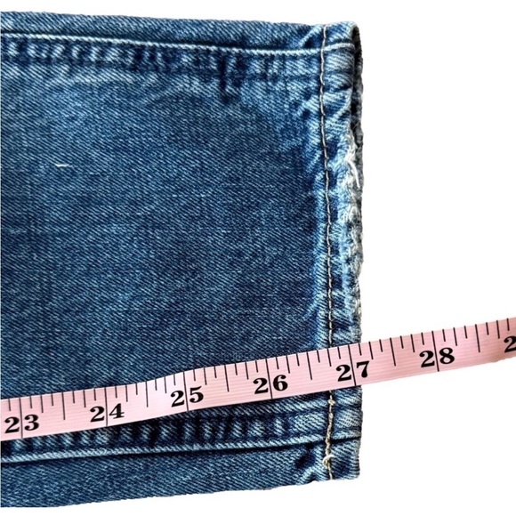 HOLLISTER β¨ High-Rise Distressed Tapered Ankle Mom Jeans β Size 5 πβ¨ - Picture 10 of 12